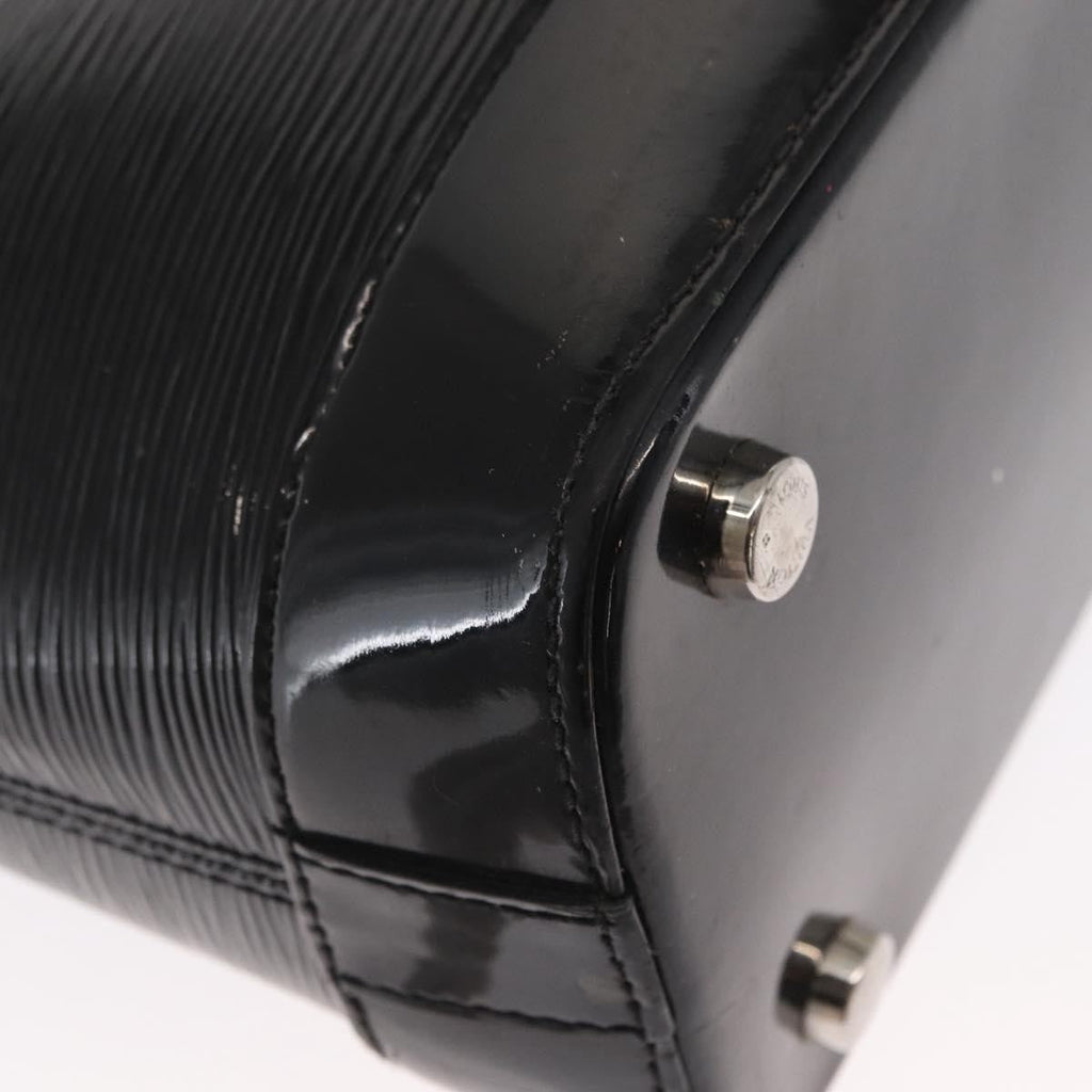 Louis Vuitton Mirabeau Handbag Electric Epi Leather Black Leather Handbag (Pre-Owned)