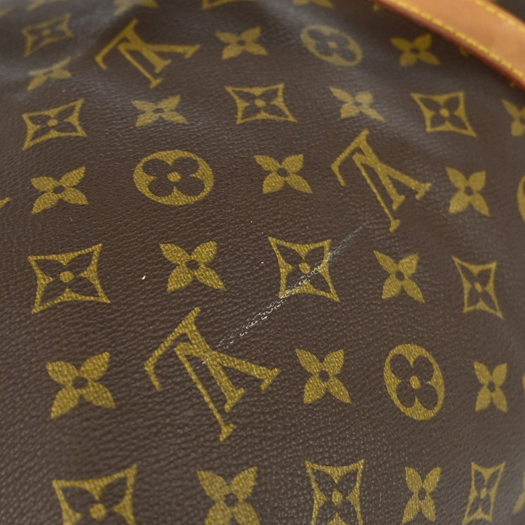 Louis Vuitton Keepall Bag Monogram Canvas Brown Canvas Travel Bag Bag (Pre-Owned)