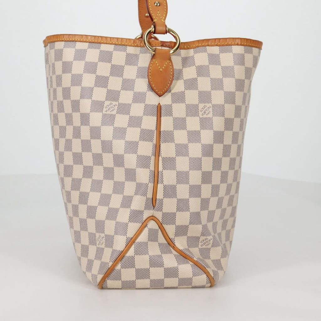 Louis Vuitton Delightful Nm Handbag Damier White Canvas Bag (Pre-Owned)