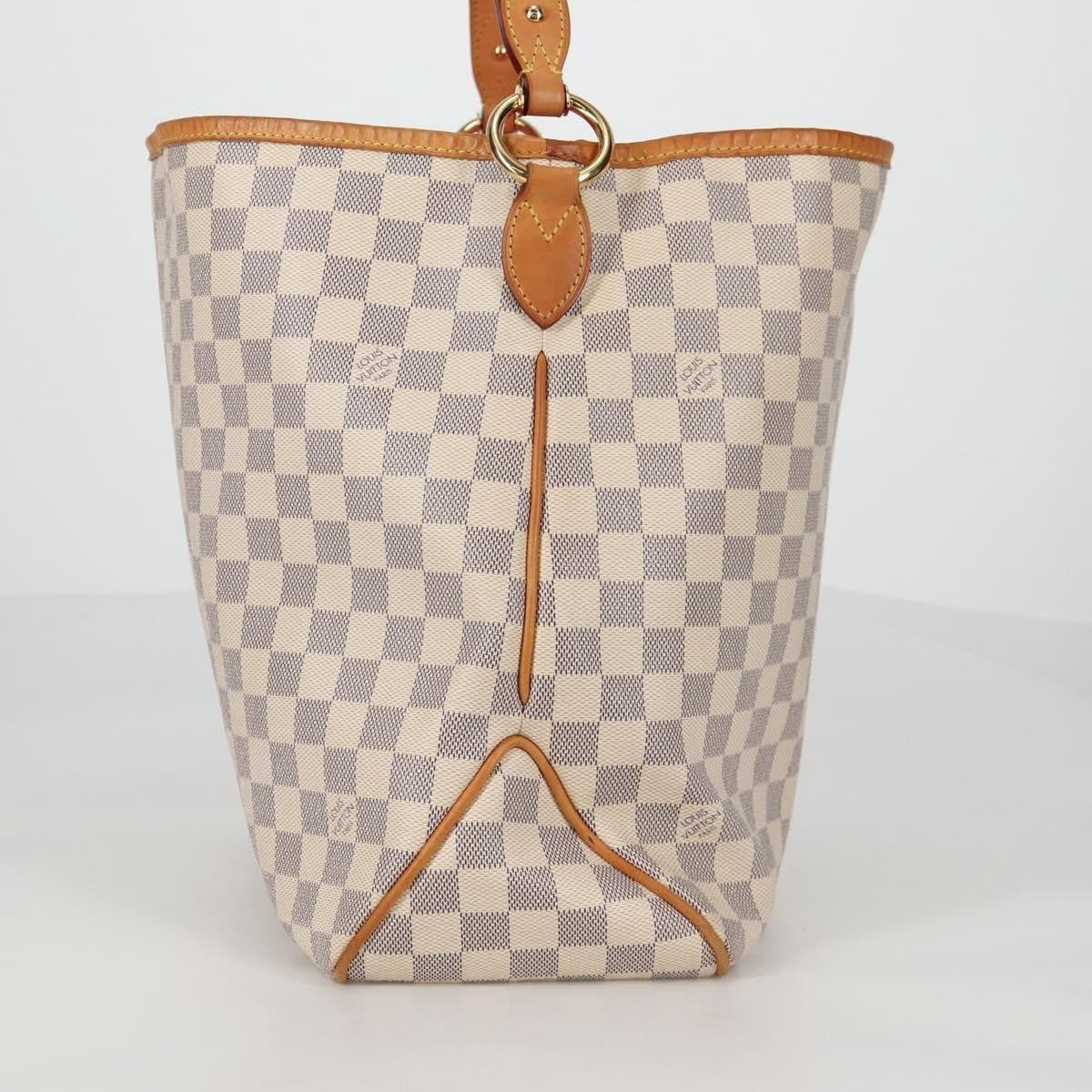 Louis Vuitton Delightful Nm Handbag Damier White Canvas Bag (Pre-Owned)