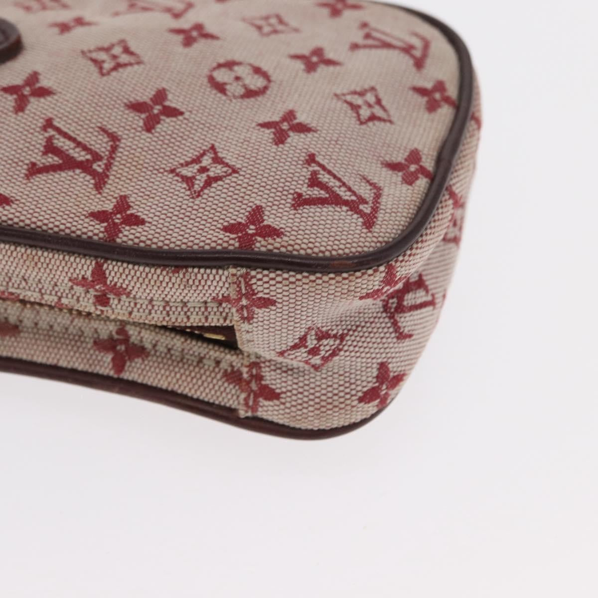 Louis Vuitton Camera Bag Mini Lin Red Canvas Clutche & Pouche Bag (Pre-Owned)