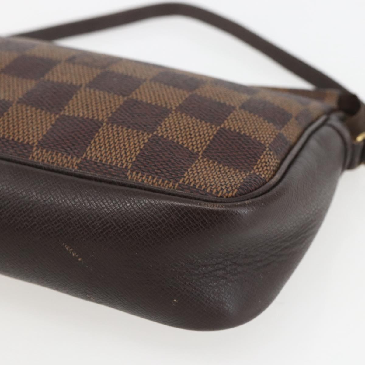 Louis Vuitton Trousse Make Up Bag Damier Canvas Brown Canvas Clutche & Pouche Bag (Pre-Owned)