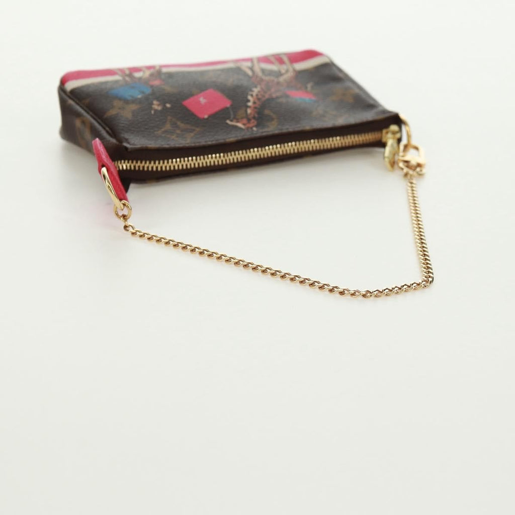 Louis Vuitton Pochette Accessoires Limited Edition Christmas Animation Monogram Canvas Multicolour Canvas Clutche & Pouche Bag (Pre-Owned)