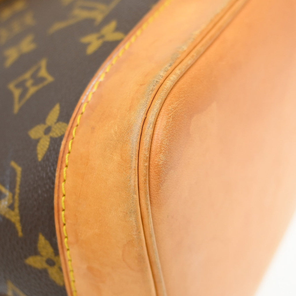 Louis Vuitton Alma Handbag Monogram Canvas Brown Canvas Handbag (Pre-Owned)