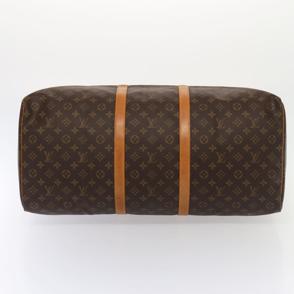 Louis Vuitton Keepall Bag Monogram Canvas Brown Canvas Travel Bag Bag (Pre-Owned)