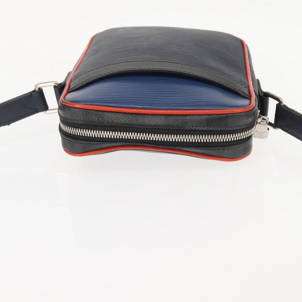 Louis Vuitton Danube Handbag Epi Leather Navy Leather Bag (Pre-Owned)