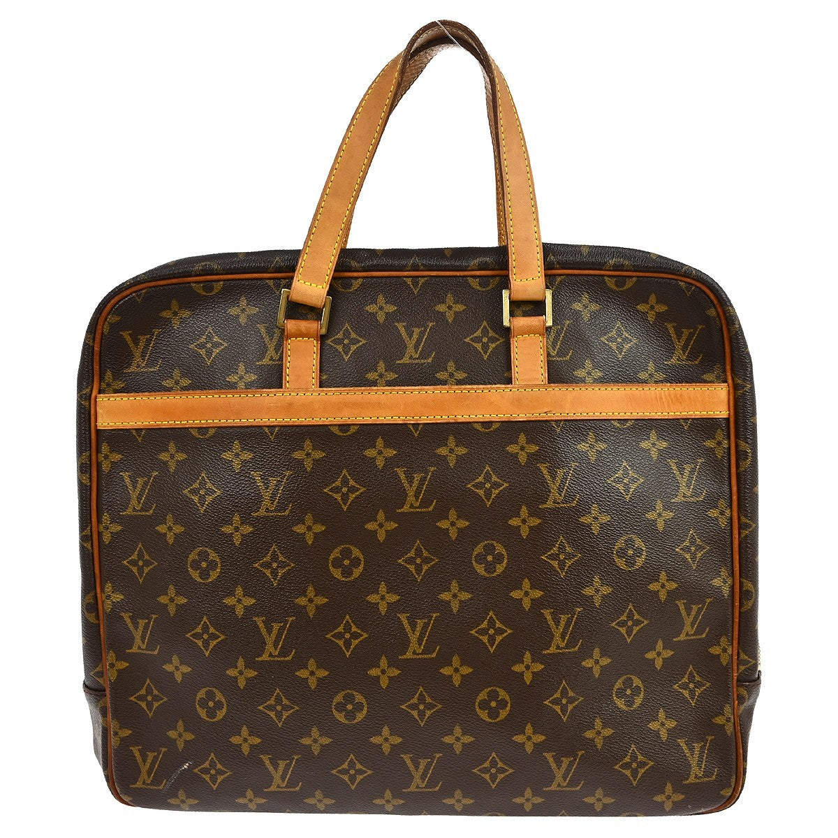 Louis Vuitton Porte-Documents Pegase Bag Monogram Canvas Brown Canvas Briefcase Bag (Pre-Owned)