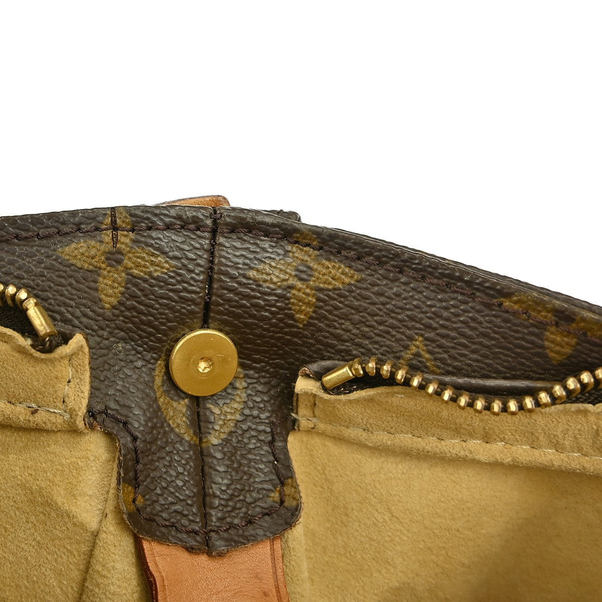 Louis Vuitton Monogram Looping Handbag Monogram Canvas Brown Canvas Shoulder Bag Bag (Pre-Owned)