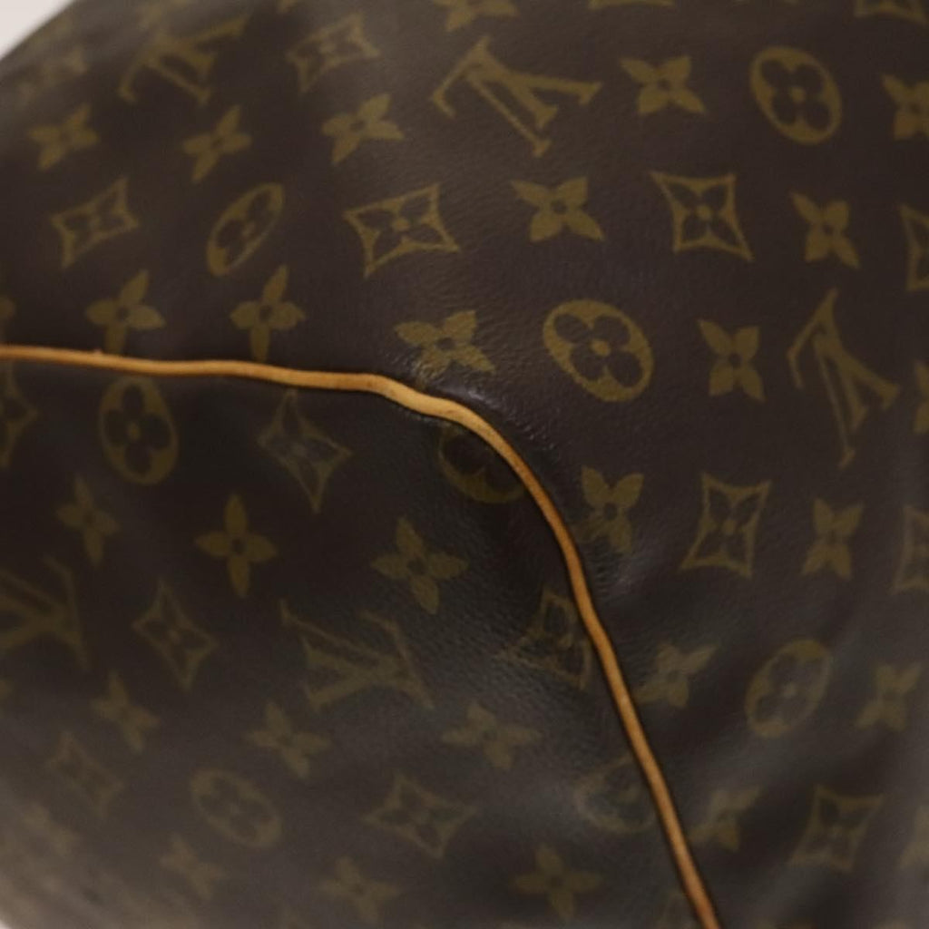 Louis Vuitton Keepall Bag Monogram Canvas Brown Canvas Travel Bag Bag (Pre-Owned)