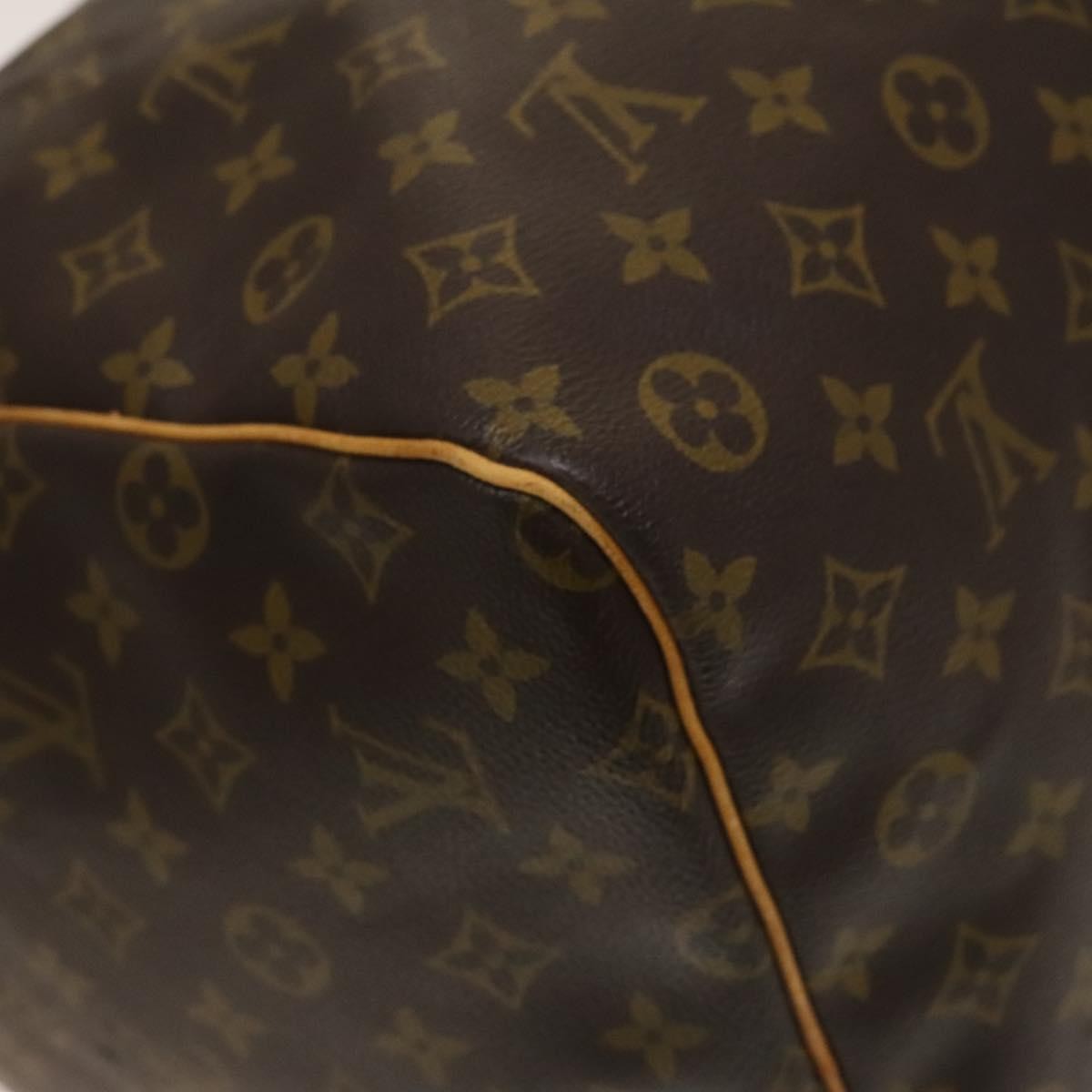 Louis Vuitton Keepall Bag Monogram Canvas Brown Canvas Travel Bag Bag (Pre-Owned)