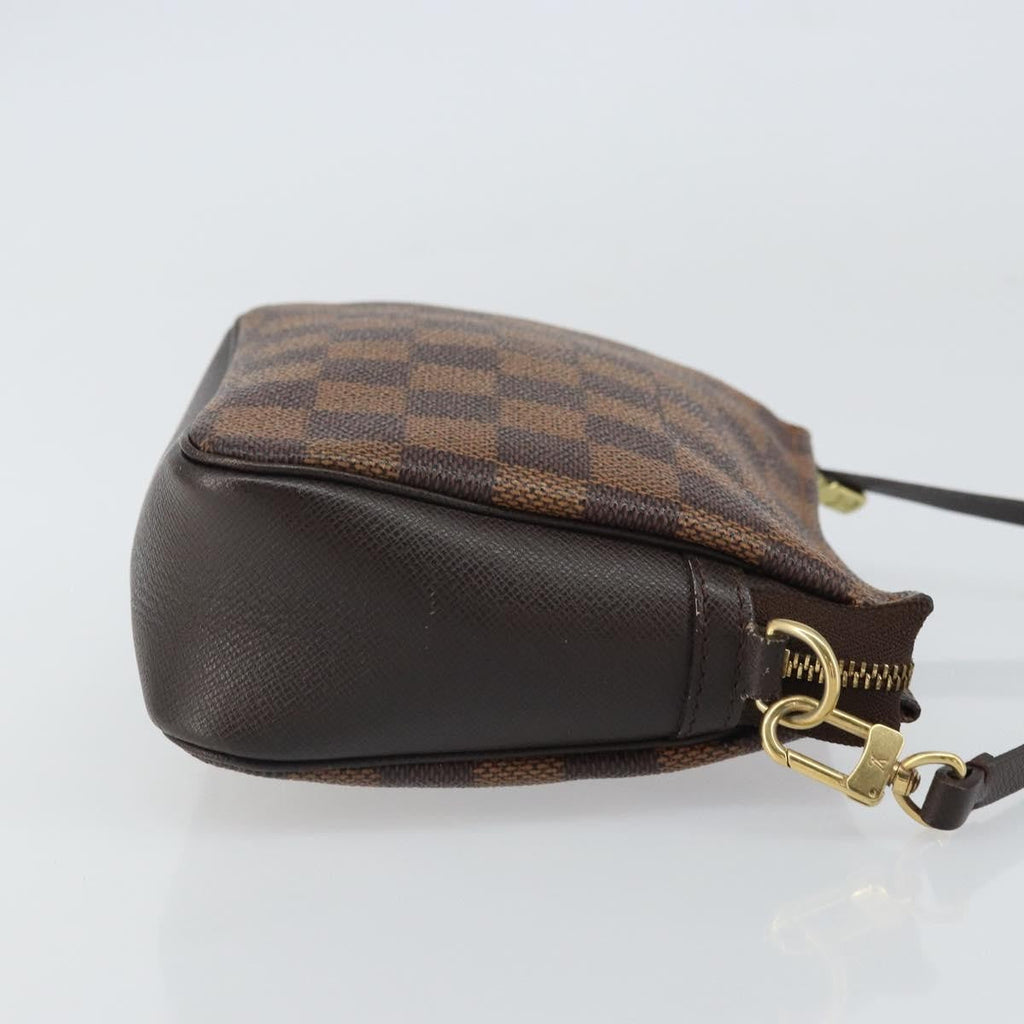 Louis Vuitton Trousse Make Up Bag Damier Canvas Brown Canvas Clutche & Pouche Bag (Pre-Owned)