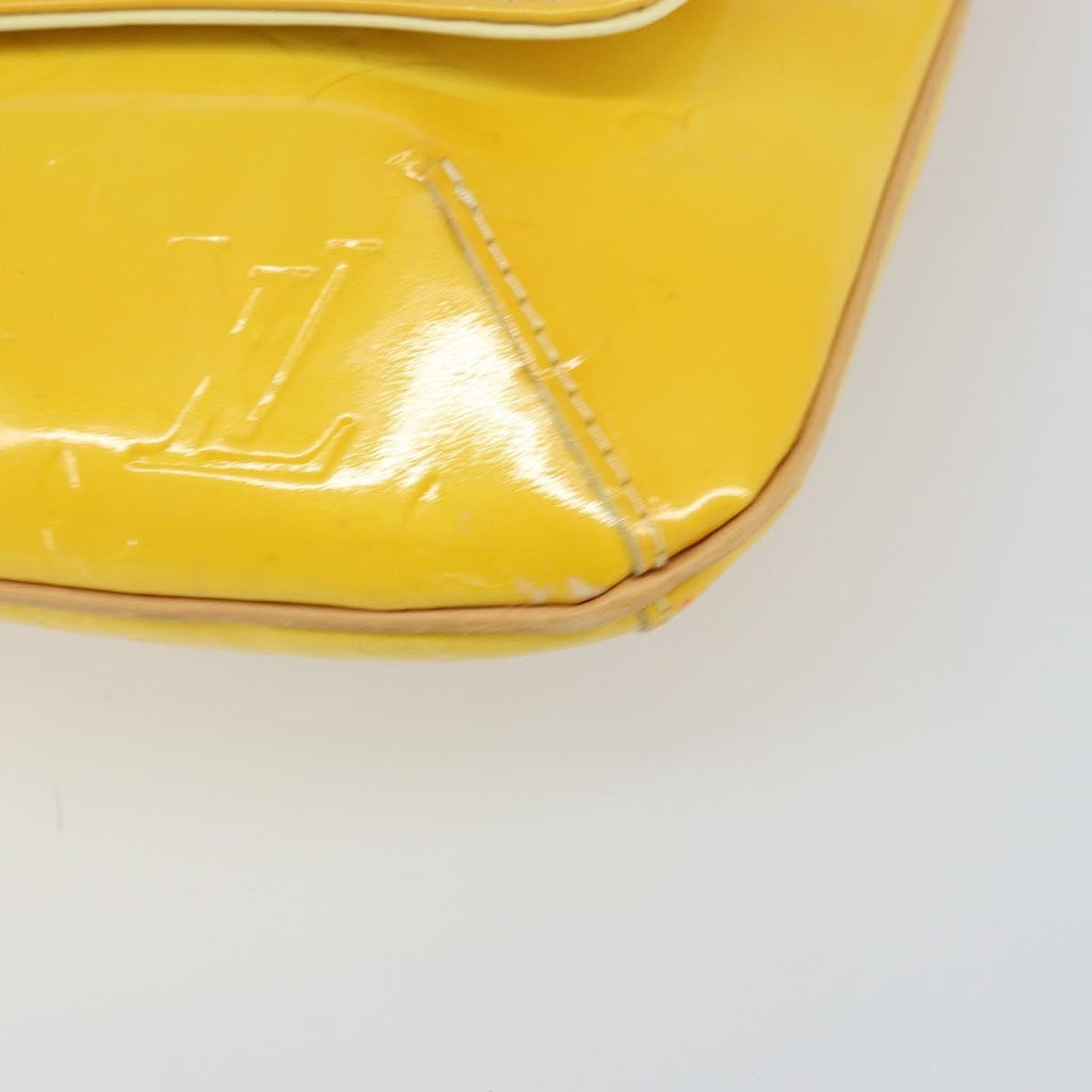 Louis Vuitton Thompson Street Handbag Monogram Vernis Yellow Patent_Leather Shoulder Bag Bag (Pre-Owned)