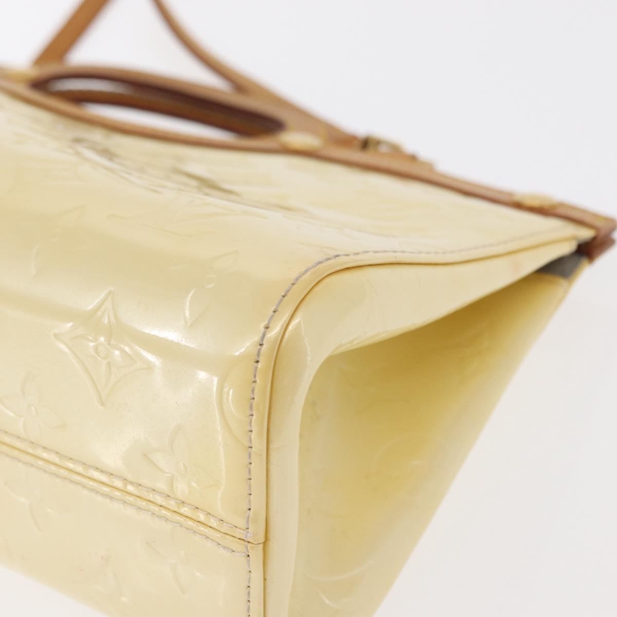 Louis Vuitton Roxbury Drive Handbag Monogram Vernis Yellow Patent_Leather Handbag (Pre-Owned)