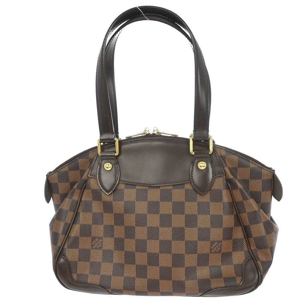 Louis Vuitton Verona Handbag Damier Brown Canvas Handbag (Pre-Owned)