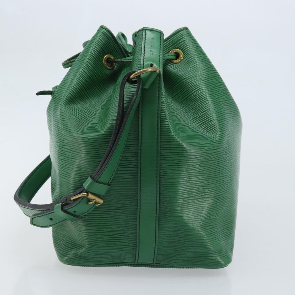 Louis Vuitton Petit Noe Handbag Epi Leather Green Leather Shoulder Bag Bag (Pre-Owned)