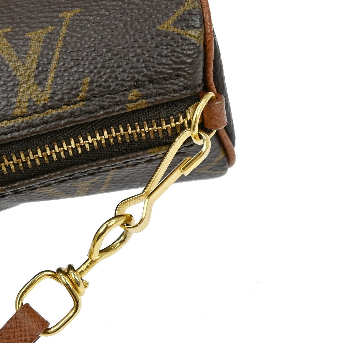 Louis Vuitton Papillon Pochette Monogram Canvas Brown Canvas Clutche & Pouche Bag (Pre-Owned)