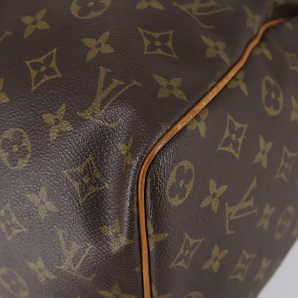 Louis Vuitton Keepall Bag Monogram Canvas Brown Canvas Travel Bag Bag (Pre-Owned)