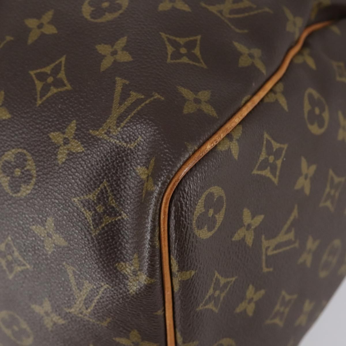 Louis Vuitton Keepall Bag Monogram Canvas Brown Canvas Travel Bag Bag (Pre-Owned)