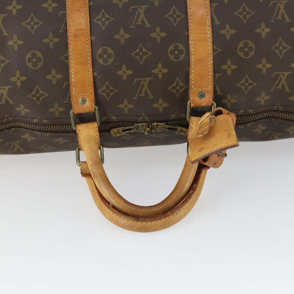 Louis Vuitton Keepall Bag Monogram Canvas Brown Canvas Travel Bag Bag (Pre-Owned)