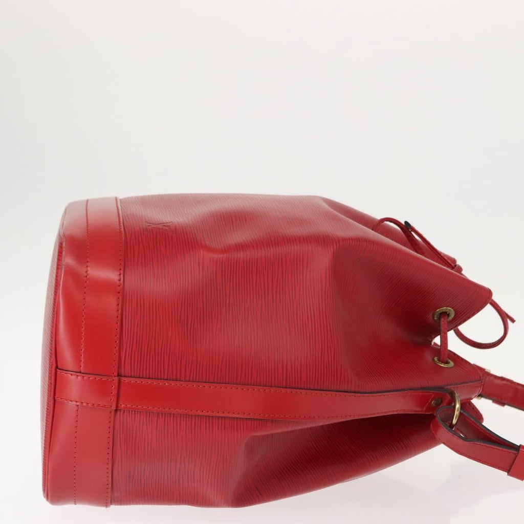 Louis Vuitton Noe Handbag Epi Leather Red Leather Shoulder Bag Bag (Pre-Owned)