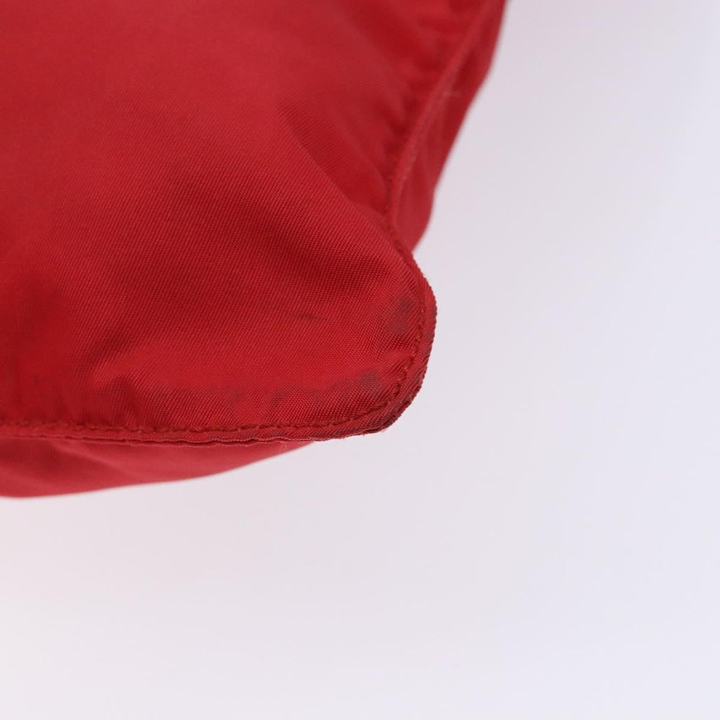 Prada Flat Messenger Bag Tessuto Red Nylon Bag (Pre-Owned)