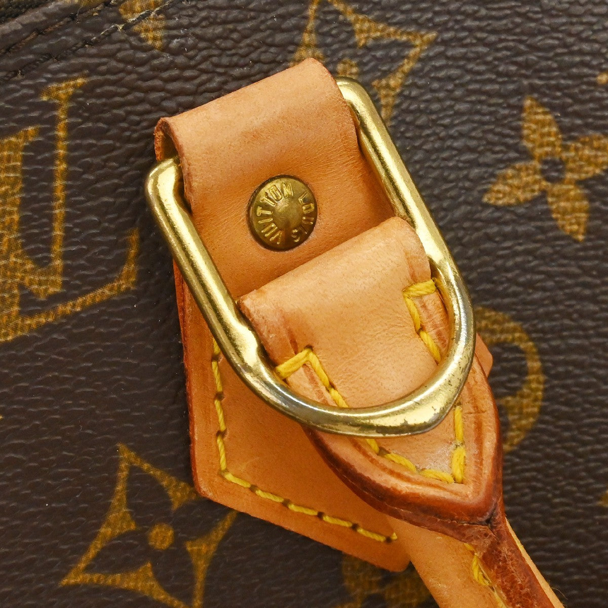 Louis Vuitton Alma Handbag Monogram Canvas Brown Canvas Handbag (Pre-Owned)