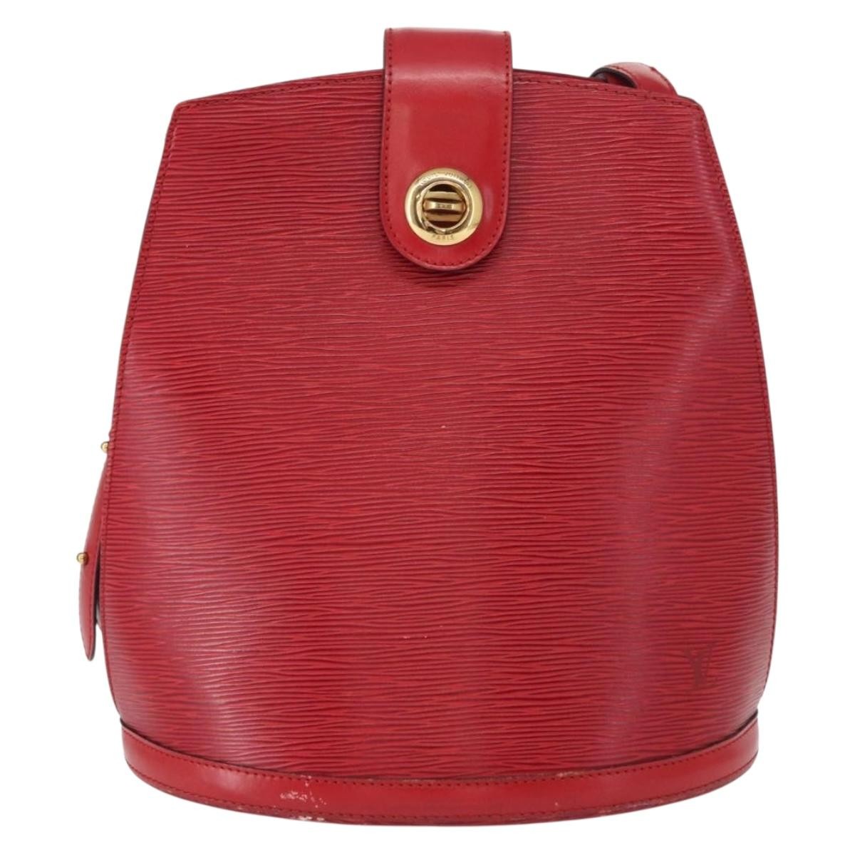 Louis Vuitton Cluny Shoulder Bag Epi Leather Red Leather Shoulder Bag Bag (Pre-Owned)
