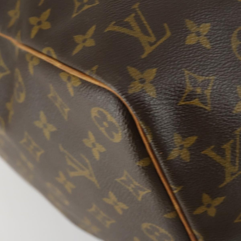 Louis Vuitton Keepall Bag Monogram Canvas Brown Canvas Travel Bag Bag (Pre-Owned)