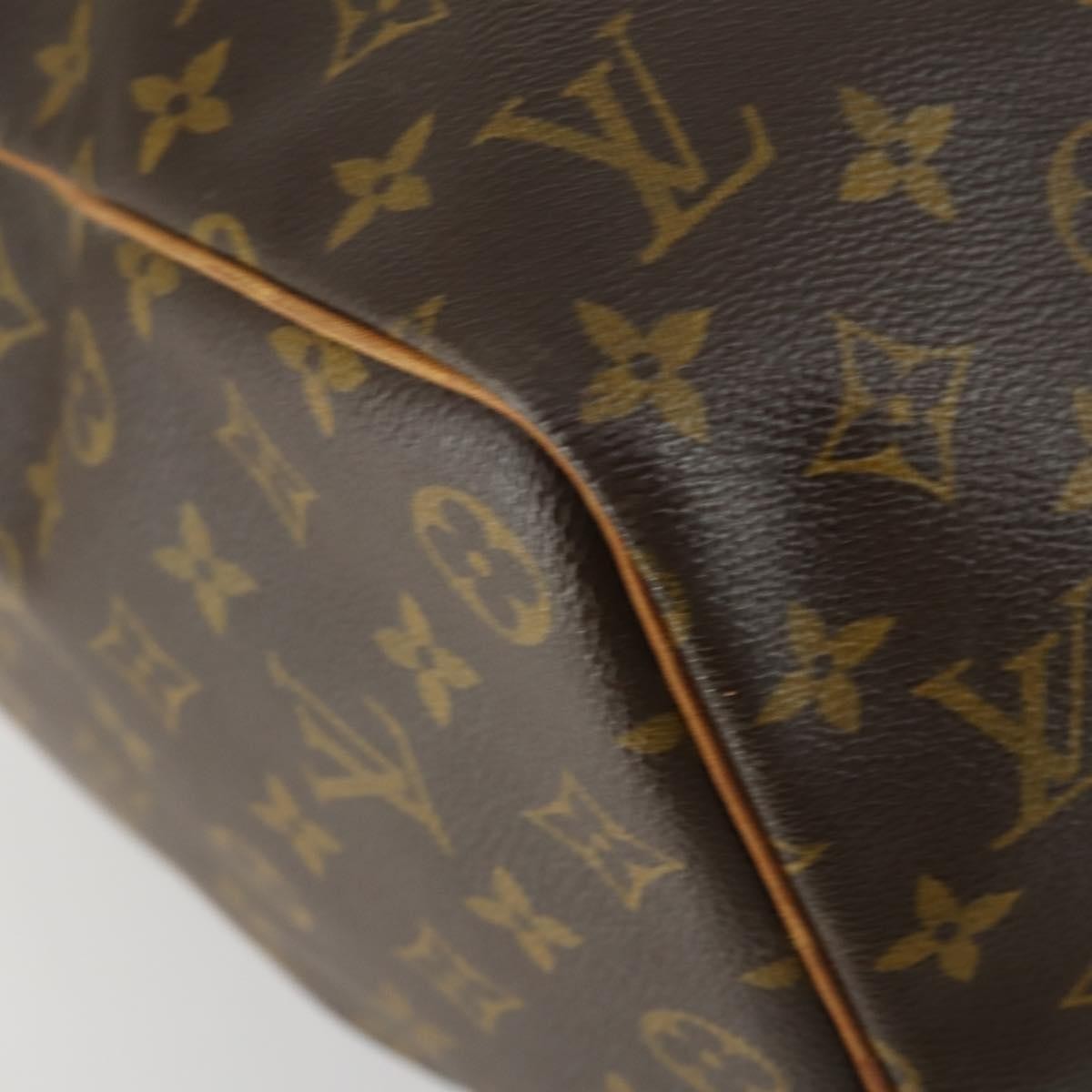 Louis Vuitton Keepall Bag Monogram Canvas Brown Canvas Travel Bag Bag (Pre-Owned)