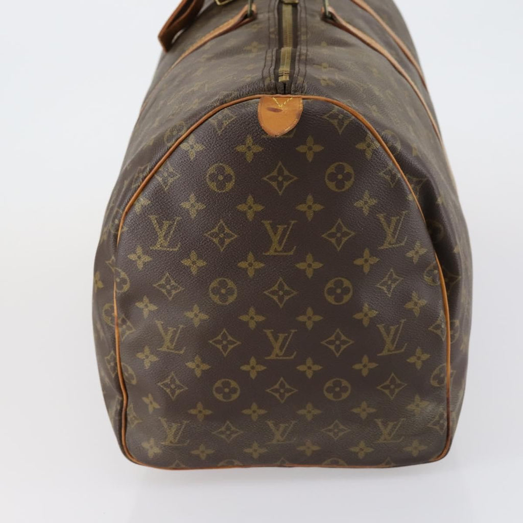 Louis Vuitton Keepall Bag Monogram Canvas Brown Canvas Travel Bag Bag (Pre-Owned)