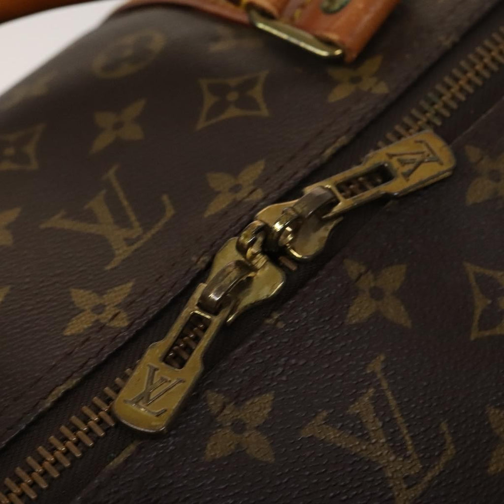 Louis Vuitton Keepall Bag Monogram Canvas Brown Canvas Travel Bag Bag (Pre-Owned)