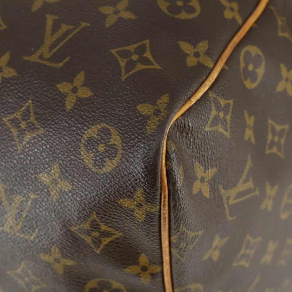 Louis Vuitton Keepall Bag Monogram Canvas Brown Canvas Travel Bag Bag (Pre-Owned)