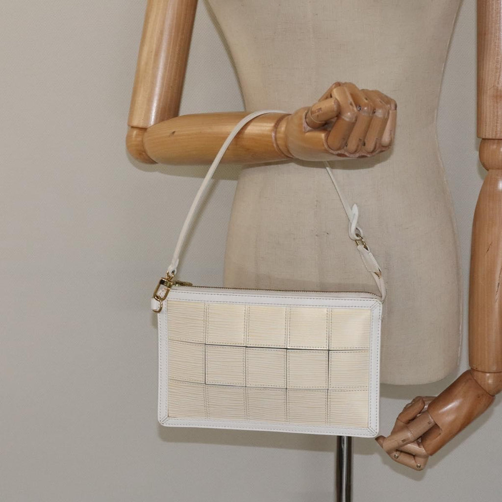 Louis Vuitton Delmonico Pochette Stretch Epi Leather Beige Leather Clutche & Pouche Bag (Pre-Owned)