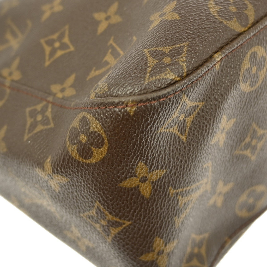 Louis Vuitton Monogram Looping Handbag Monogram Canvas Brown Canvas Shoulder Bag Bag (Pre-Owned)