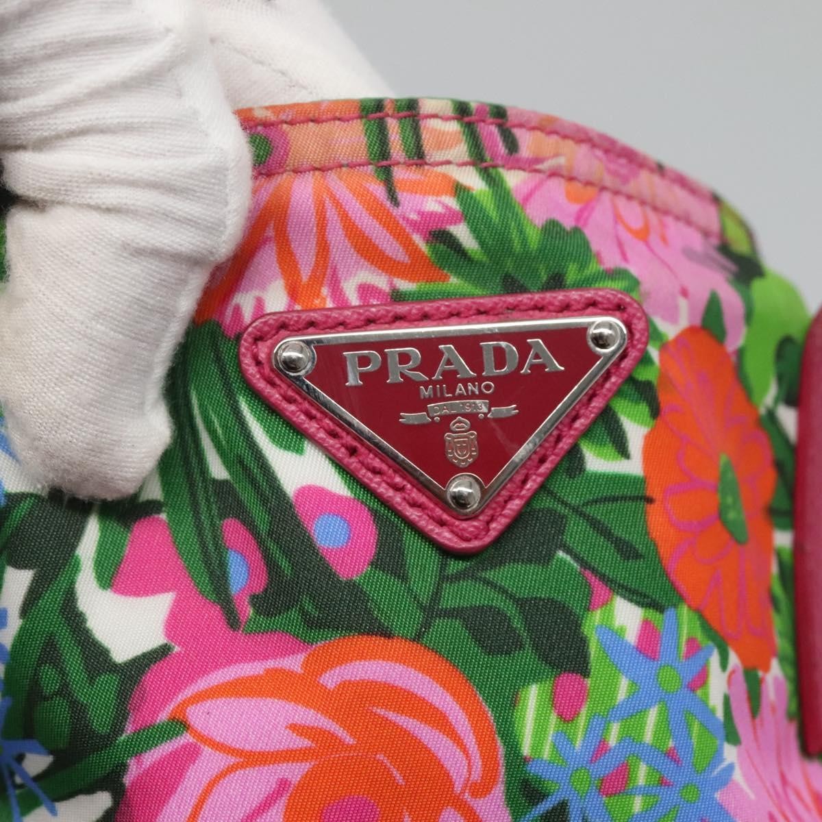 Prada Vintage Shopping Tote Nylon Multicolour Nylon Tote Bag Bag (Pre-Owned)