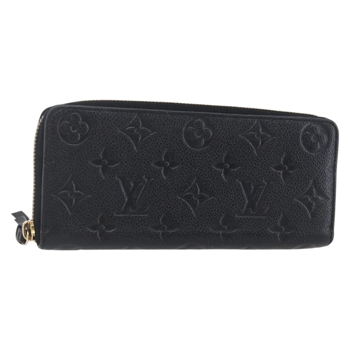 Louis Vuitton Portefeuille Zippy Monogramme Empreinte Monogramme Empreinte Black Leather Wallets Accessory (Pre-Owned)