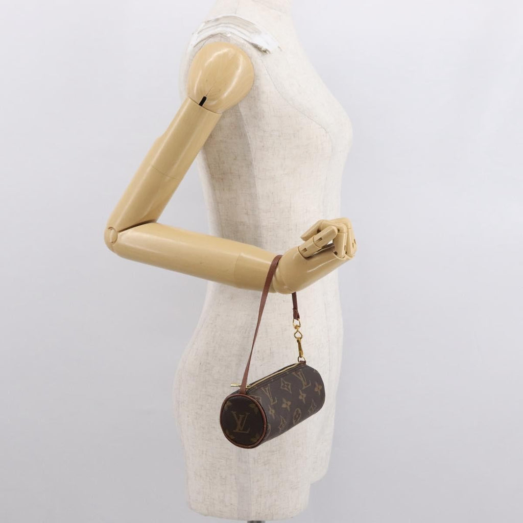 Louis Vuitton Papillon Pochette Monogram Canvas Brown Canvas Clutche & Pouche Bag (Pre-Owned)