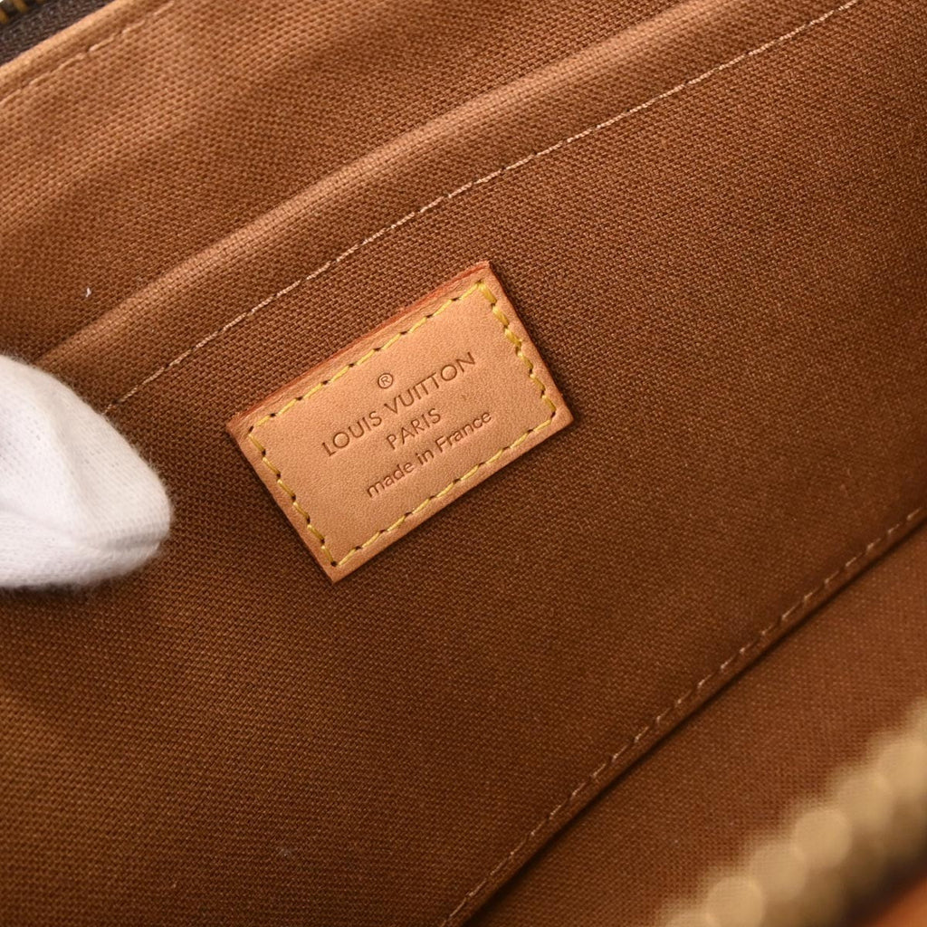 Louis Vuitton Popincourt Handle Bag Monogram Canvas Brown Canvas Handbag (Pre-Owned)