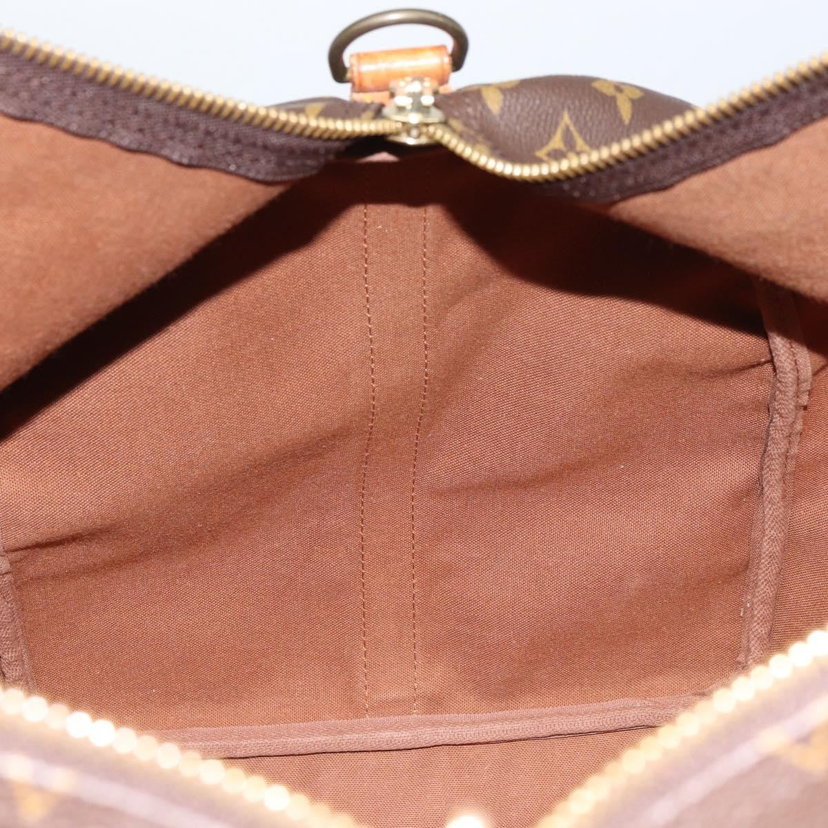 Louis Vuitton Keepall Bandouliere Bag Monogram Canvas Brown Canvas Travel Bag Bag (Pre-Owned)