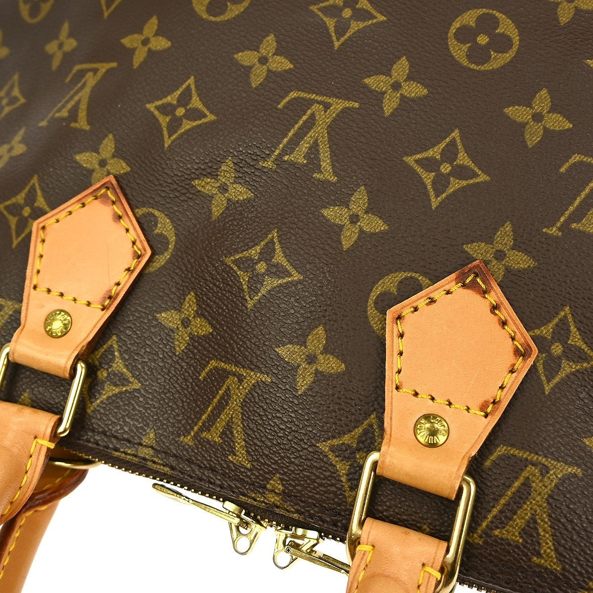 Louis Vuitton Alma Handbag Monogram Canvas Brown Canvas Handbag (Pre-Owned)