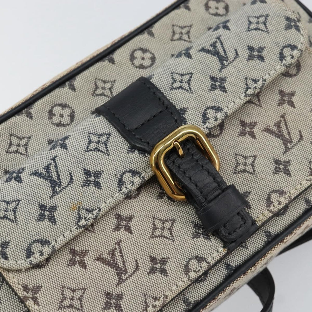 Louis Vuitton Juliette Crossbody Bag Mini Lin Blue Canvas Shoulder Bag Bag (Pre-Owned)