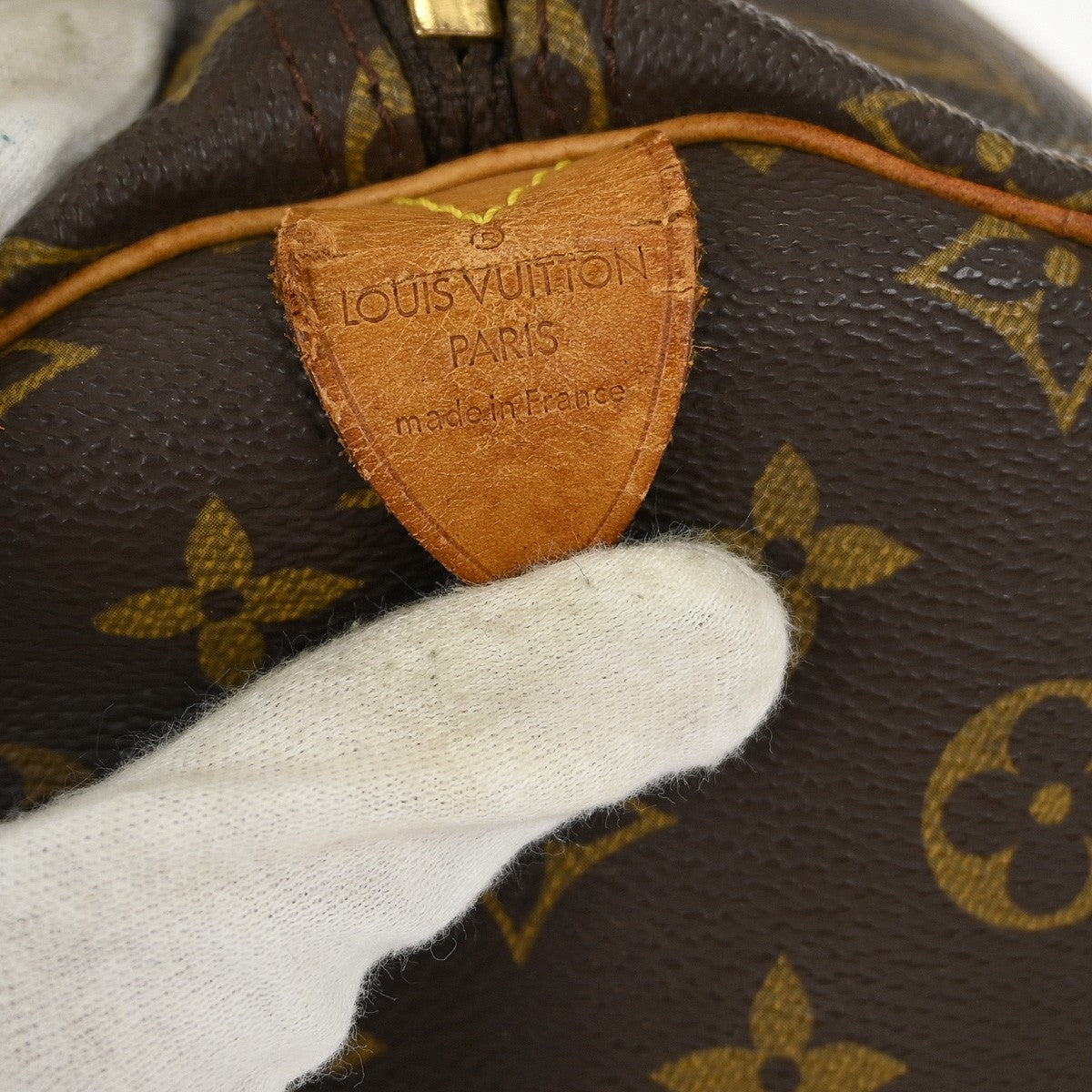 Louis Vuitton Keepall Bag Monogram Canvas Brown Canvas Travel Bag Bag (Pre-Owned)