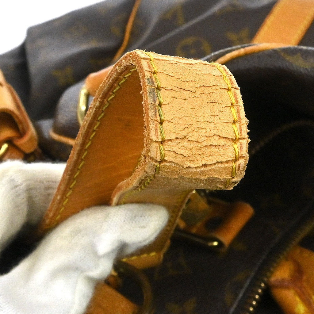 Louis Vuitton Keepall Bandouliere Bag Monogram Canvas Brown Canvas Travel Bag Bag (Pre-Owned)