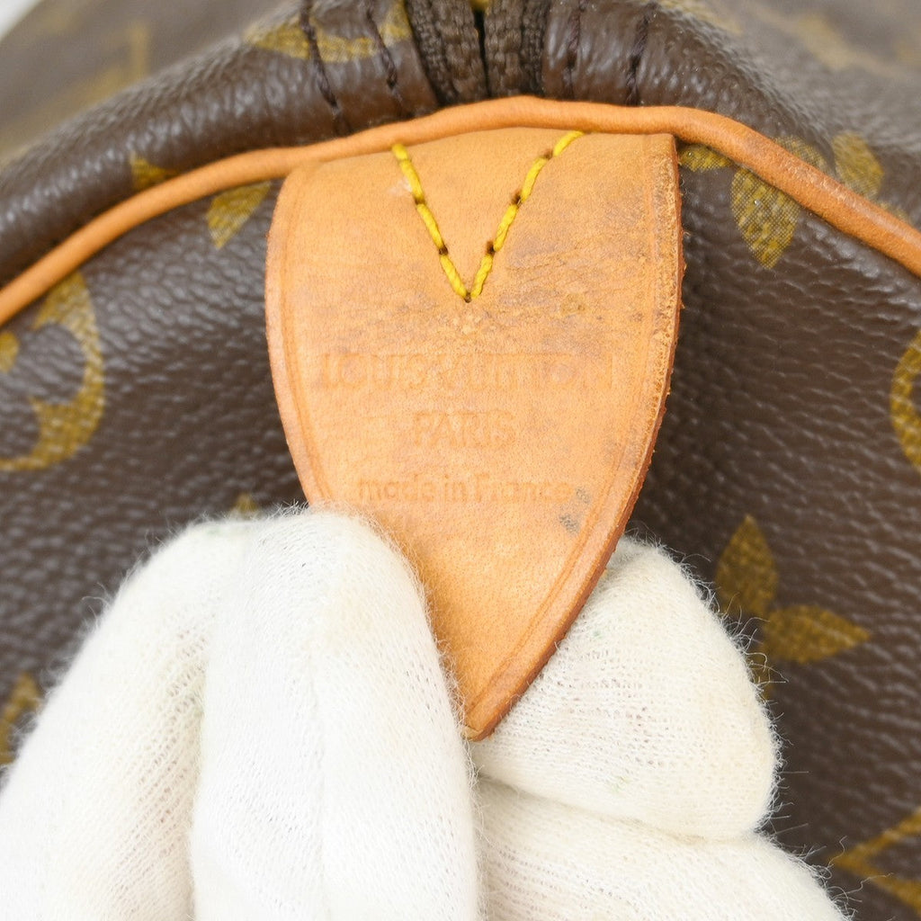 Louis Vuitton Keepall Bag Monogram Canvas Brown Canvas Travel Bag Bag (Pre-Owned)
