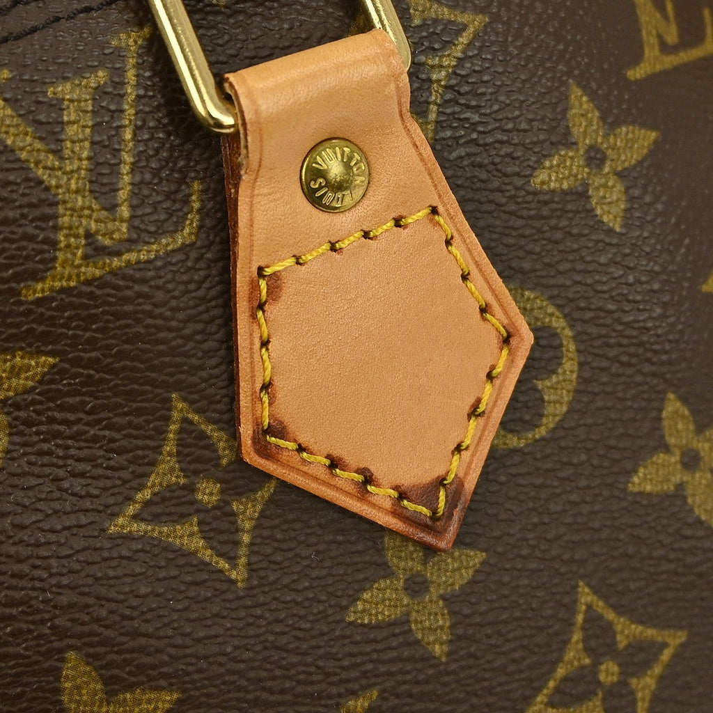 Louis Vuitton Alma Handbag Monogram Canvas Brown Canvas Handbag (Pre-Owned)