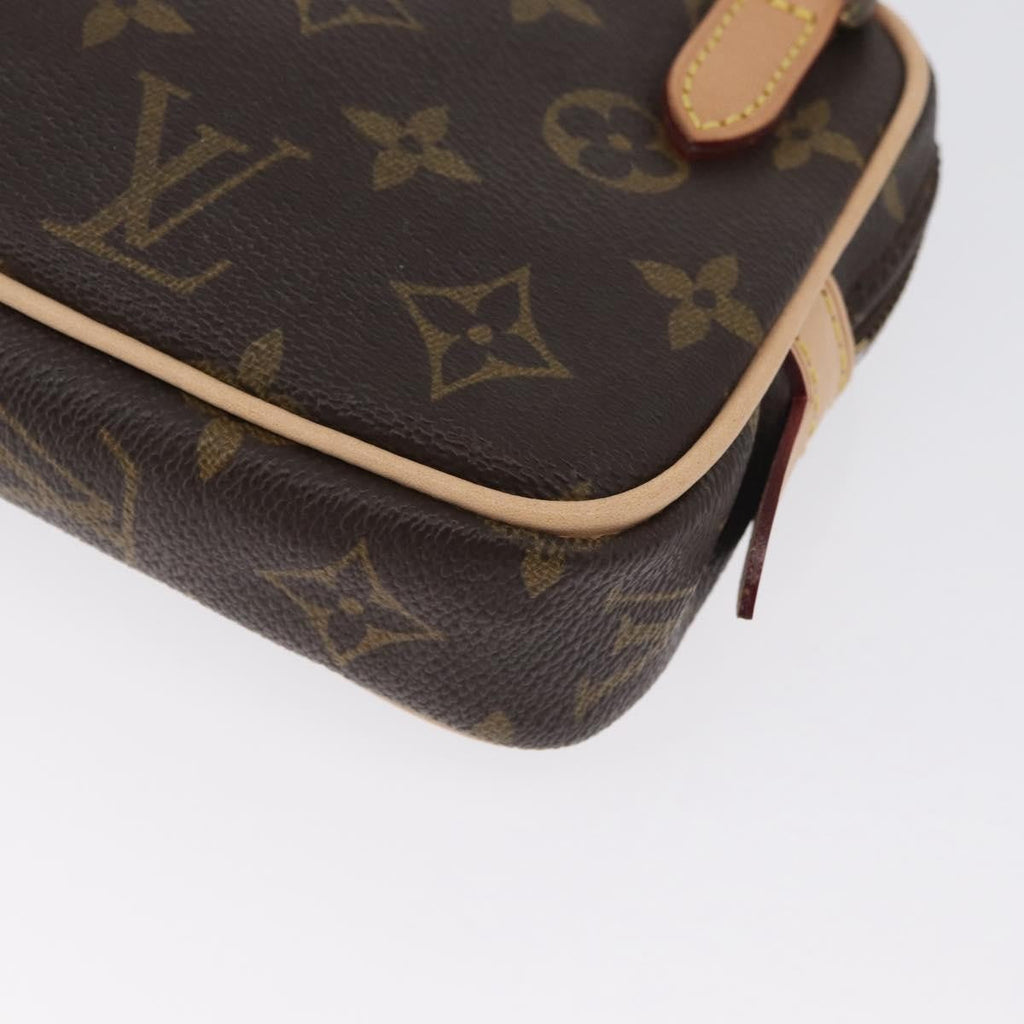 Louis Vuitton Pochette Marly Bandouliere Bag Monogram Canvas Brown Canvas Shoulder Bag Bag (Pre-Owned)