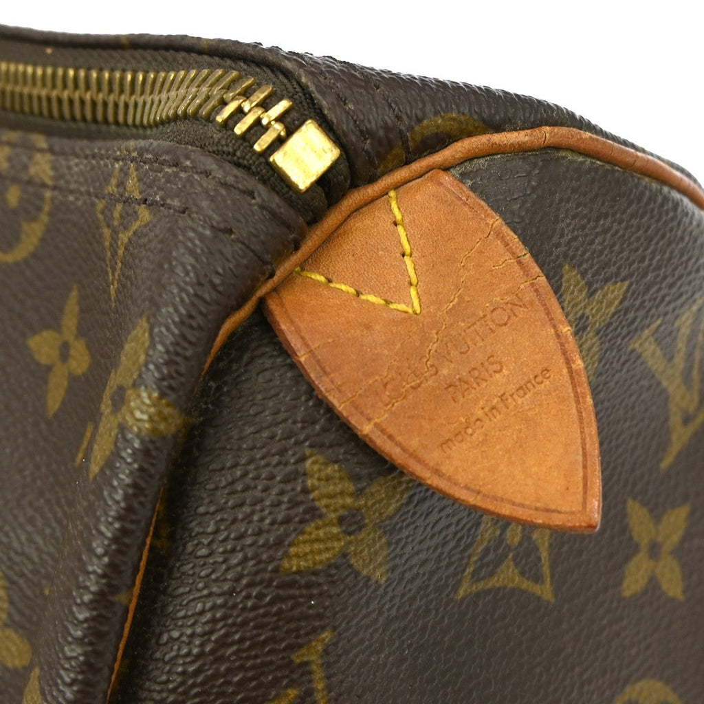 Louis Vuitton Keepall Bag Monogram Canvas Brown Canvas Travel Bag Bag (Pre-Owned)