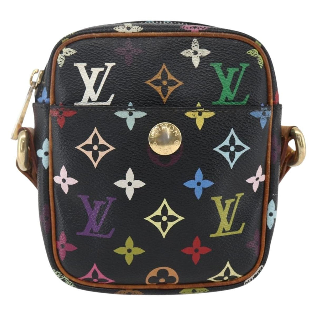 Louis Vuitton Rift Handbag Monogram Multicolor Black Canvas Shoulder Bag Bag (Pre-Owned)