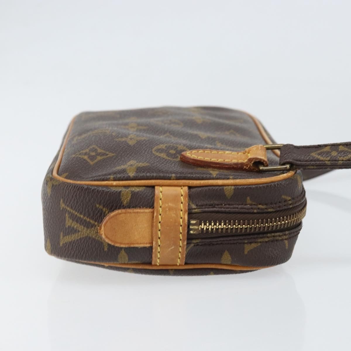 Louis Vuitton Pochette Marly Bandouliere Bag Monogram Canvas Brown Canvas Shoulder Bag Bag (Pre-Owned)