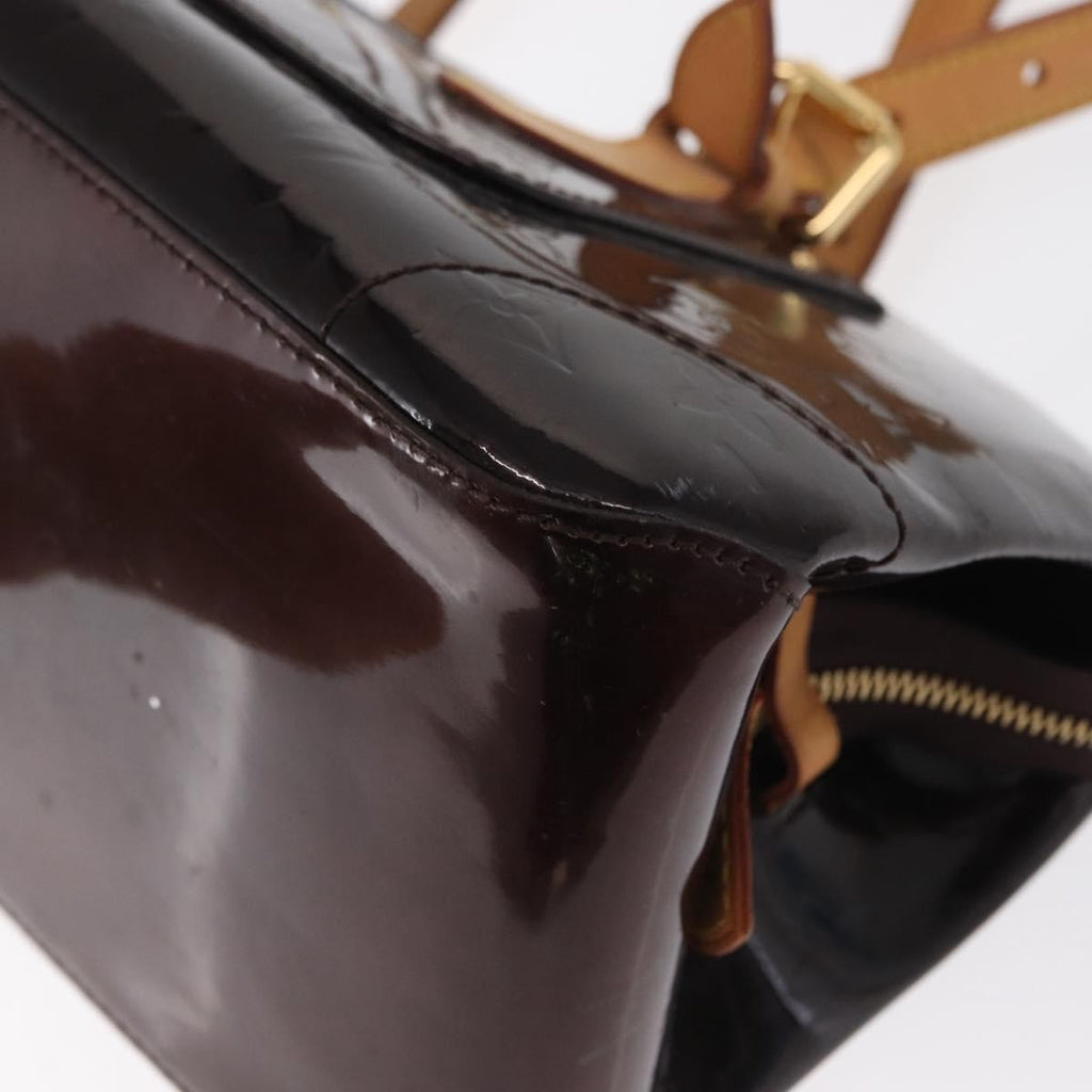 Louis Vuitton Rosewood Avenue Handbag Monogram Vernis Purple Patent_Leather Shoulder Bag Bag (Pre-Owned)